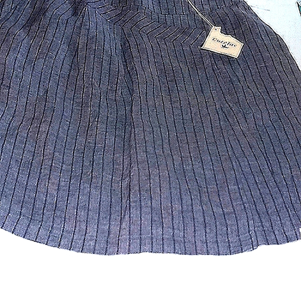 Cotelac linen striped mini skirt NWT